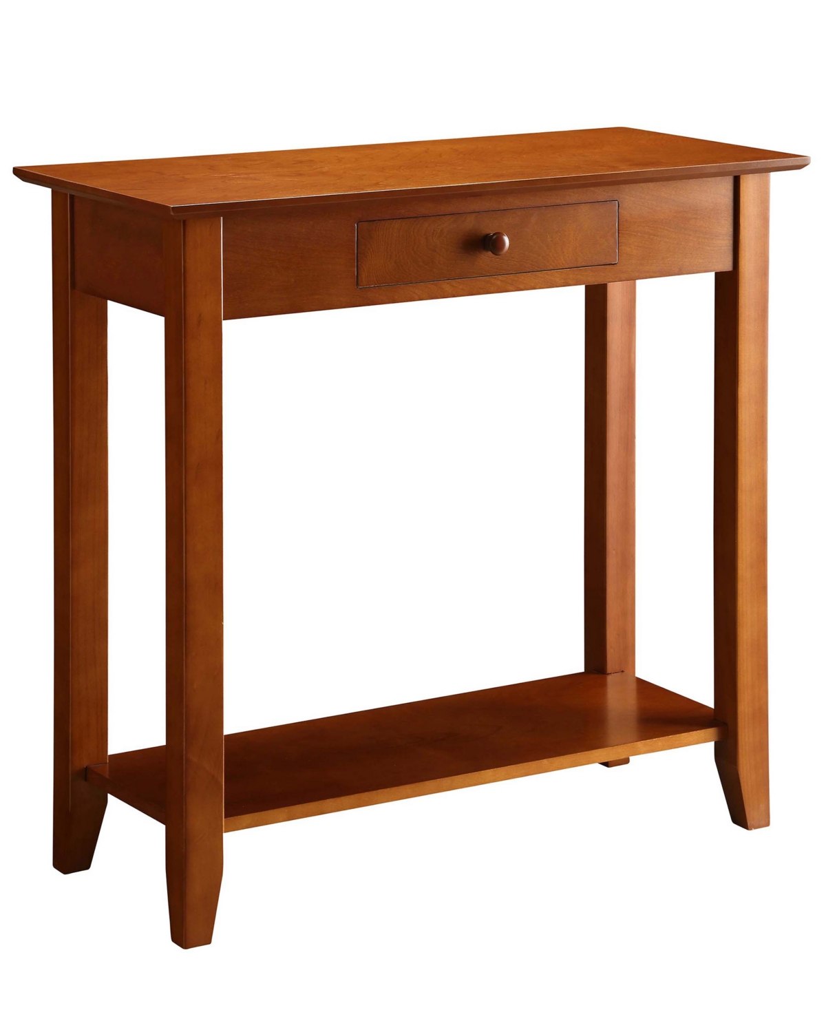 Convenience Concepts 31.5" Wood American Heritage 1 Drawer Hall Table In Espresso