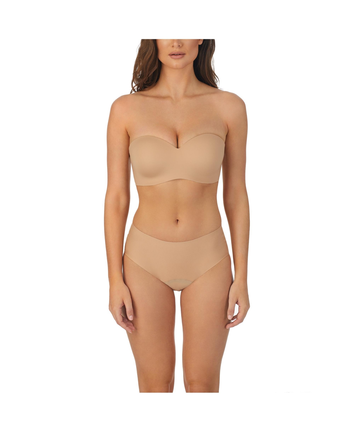 Shop Le Mystere Women's Smooth Shape Wireless Strapless Bra In Natural