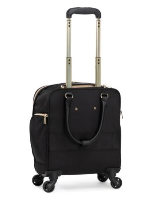 17" Softside Chevron 4-Wheel Spinner Carry-On Underseater