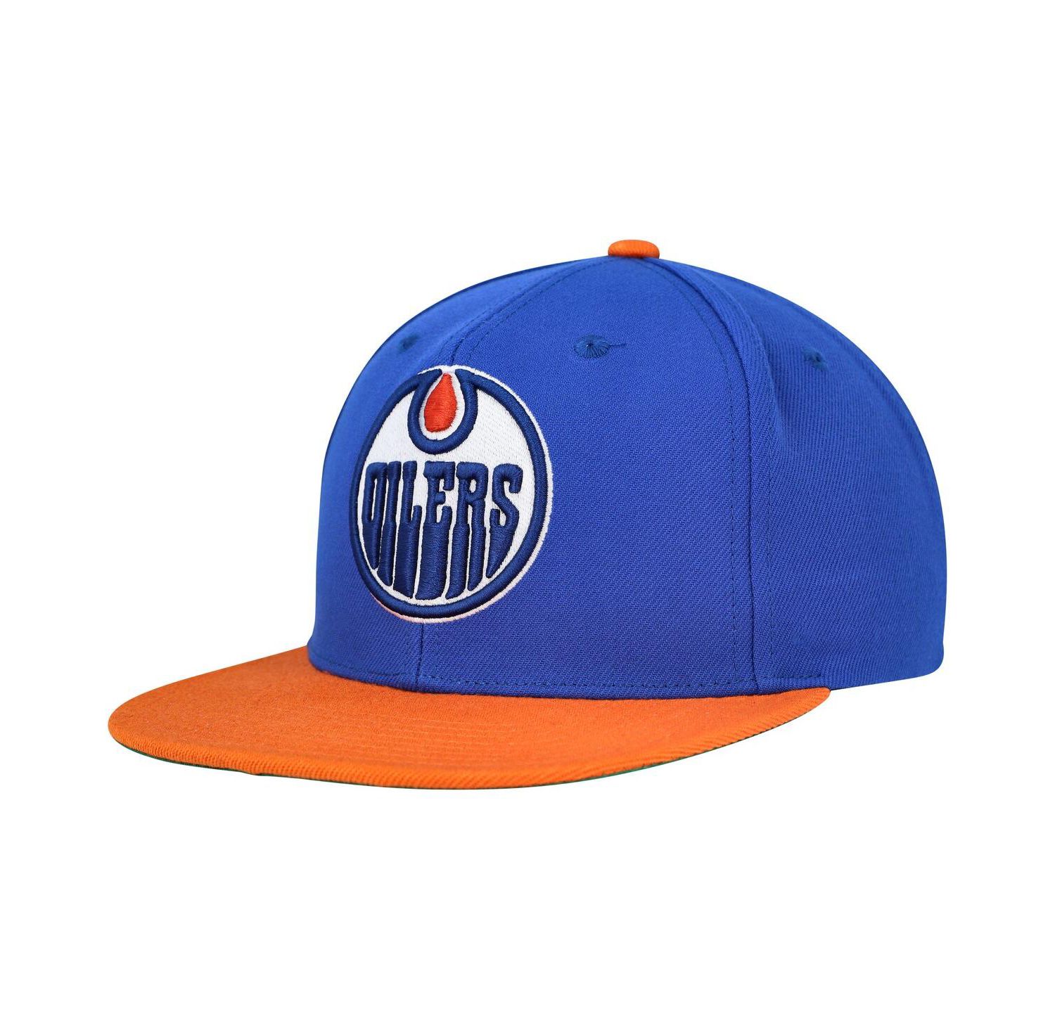 Men's Blue Edmonton Oilers Core Team Ground 2.0 Snapback Hat