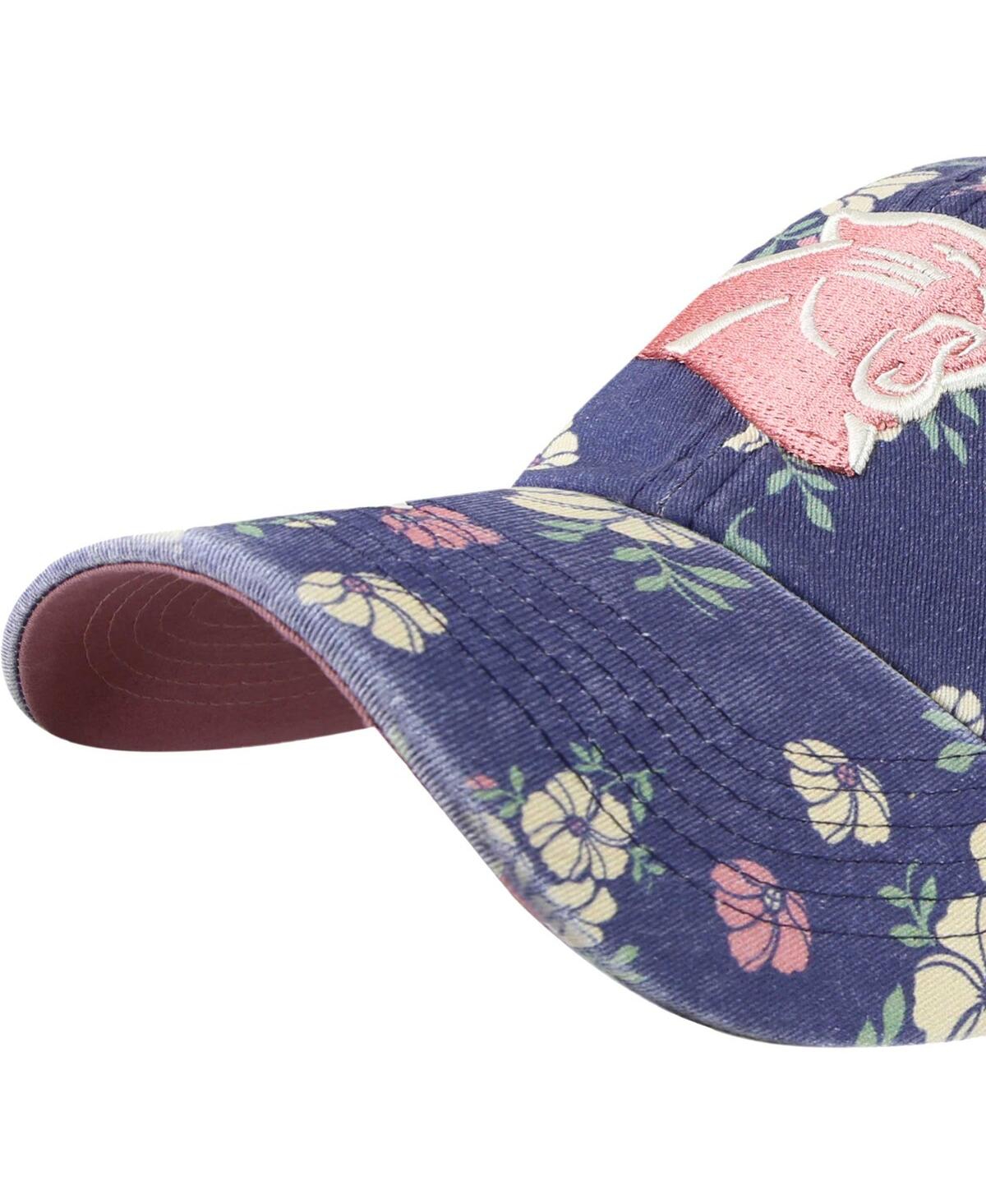Shop 47 Brand Women's ' Navy Carolina Panthers Primrose Clean Up Adjustable Hat
