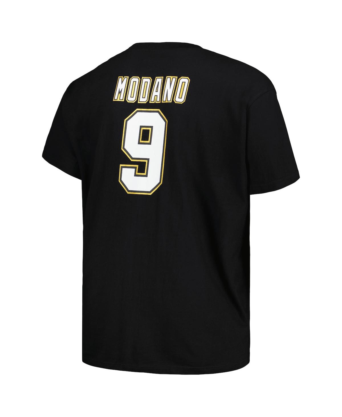 Shop Profile Men's  Mike Modano Black Dallas Stars Big And Tall Name And Number T-shirt