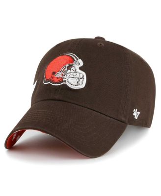 Women's Brown Cleveland Browns Confetti Icon Clean Up Adjustable Hat