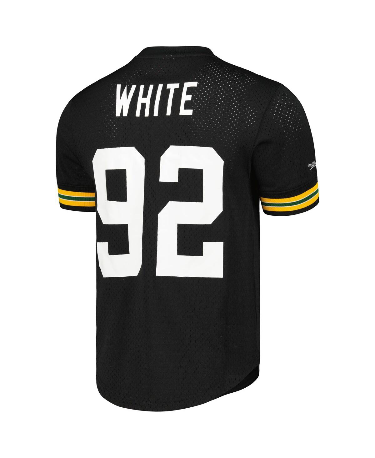 Mitchell & Ness Men's  Reggie White Black Green Bay Packers In Black