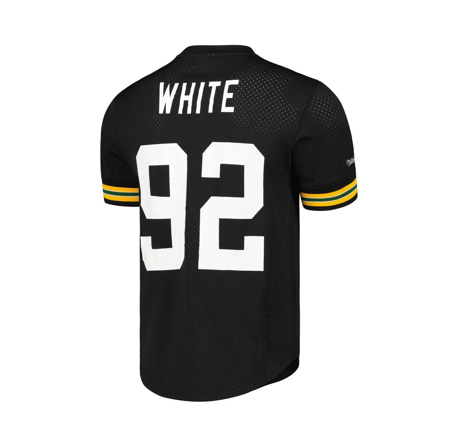 Men's Reggie White Black Green Bay Packers