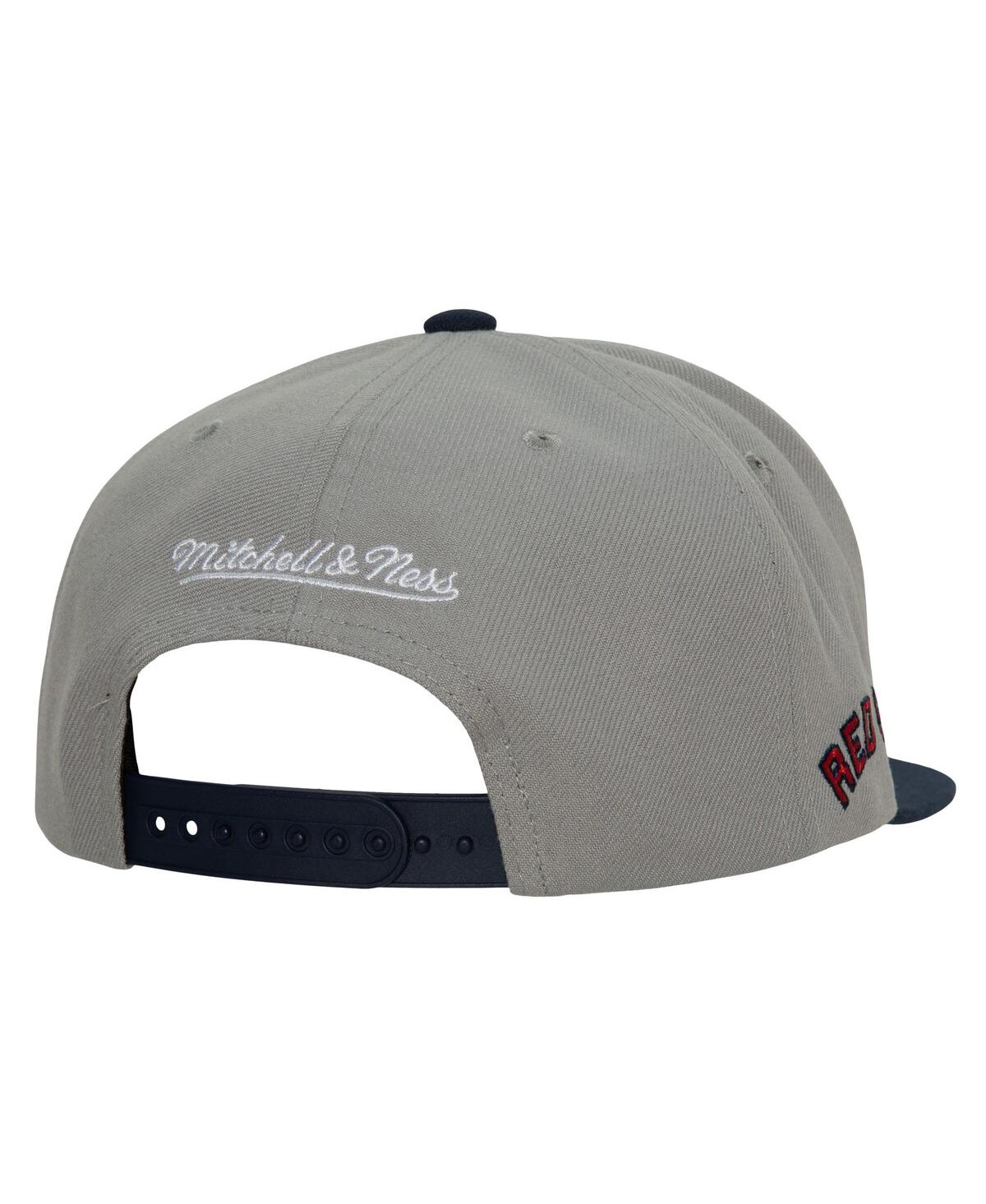 Mitchell & Ness Men's  Gray Boston Red Sox Cooperstown Collection Evergreen Snapback Hat In Gray