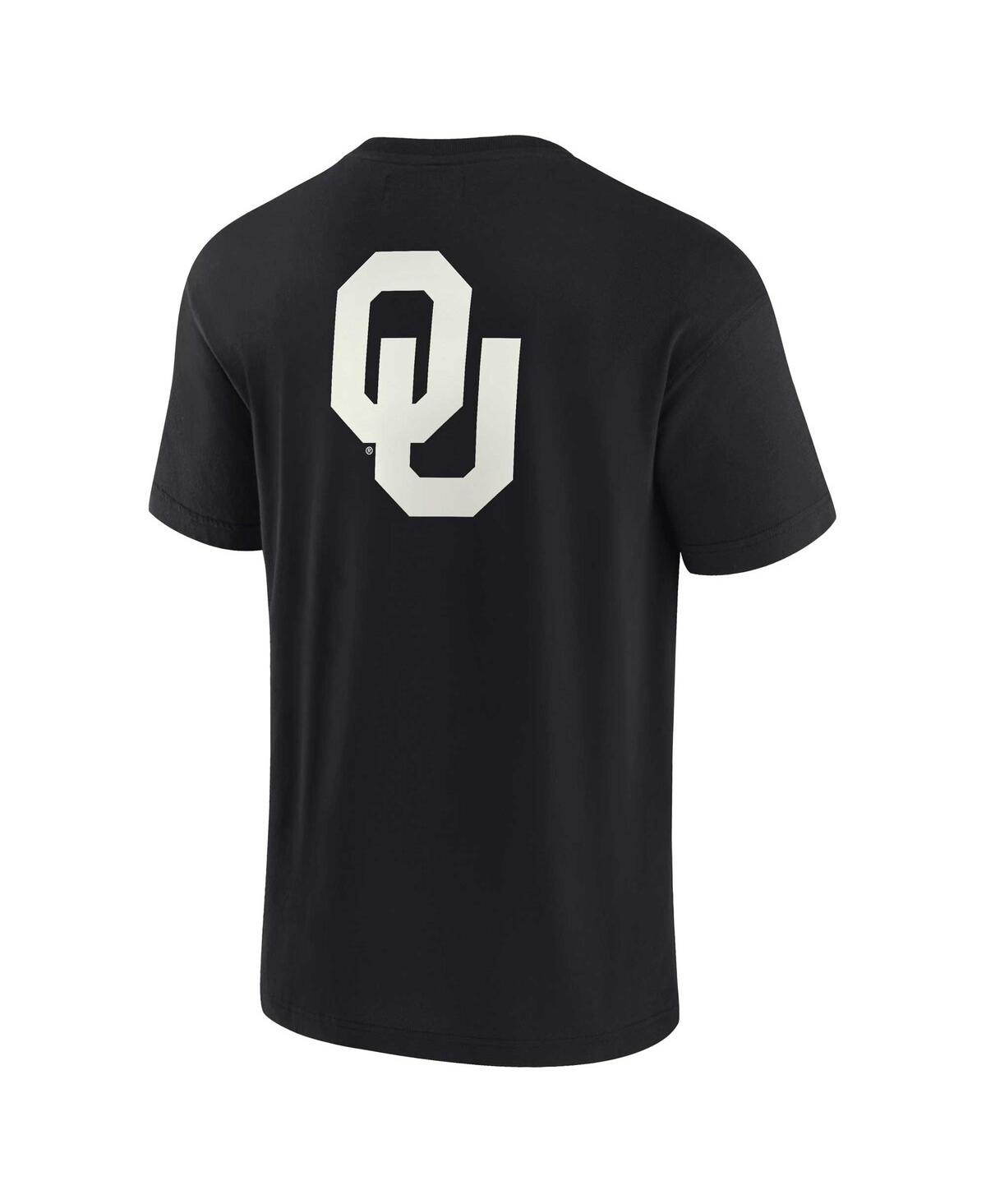 Shop Fanatics Signature Men's And Women's  Black Oklahoma Sooners Super Soft Short Sleeve T-shirt