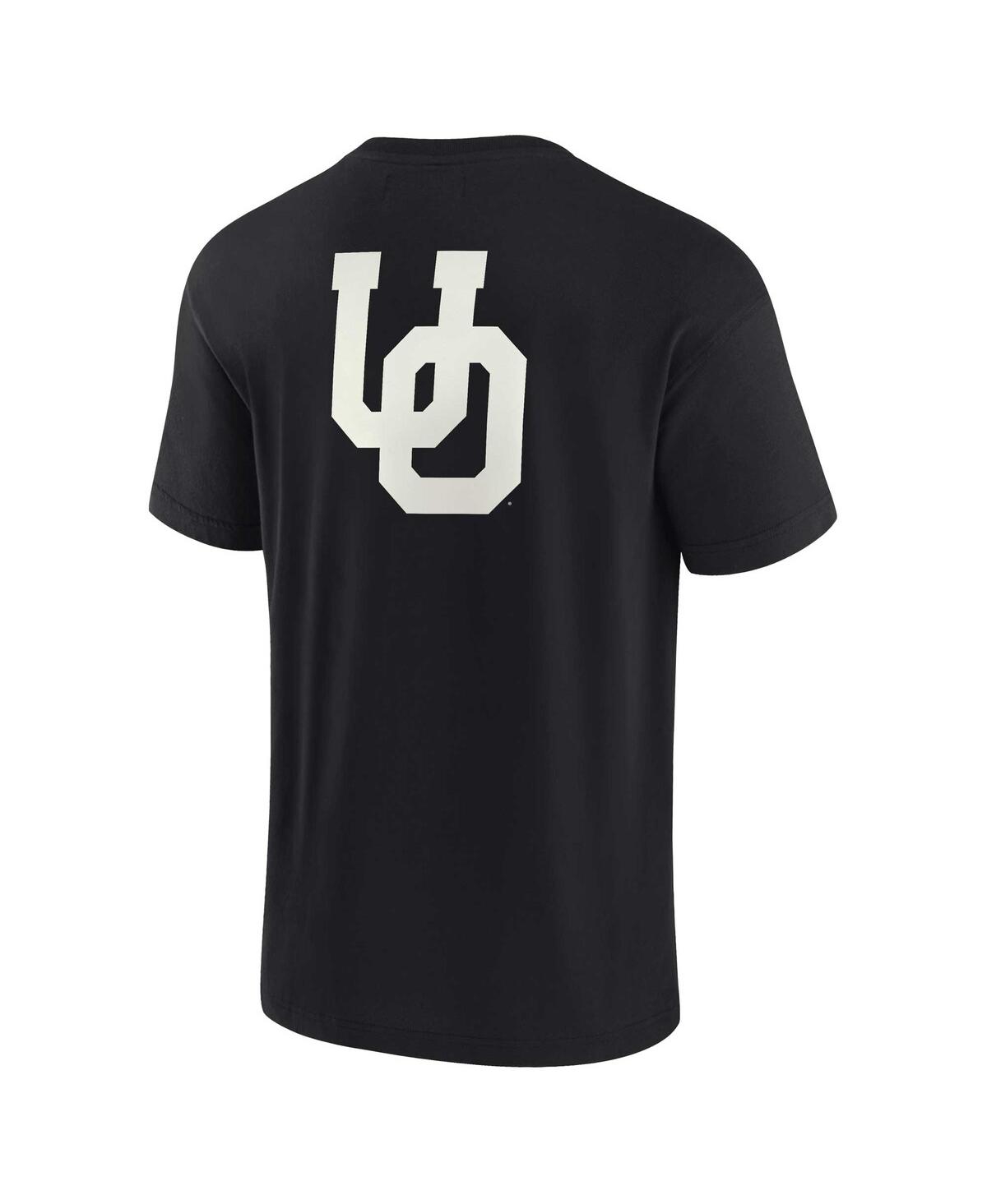 Fanatics Signature Men's And Women's  Black Oregon Ducks Super Soft Short Sleeve T-shirt In Black