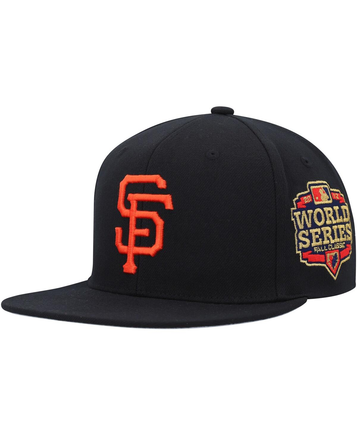 Mitchell & Ness Men's  Black San Francisco Giants Champ'd Up Snapback Hat