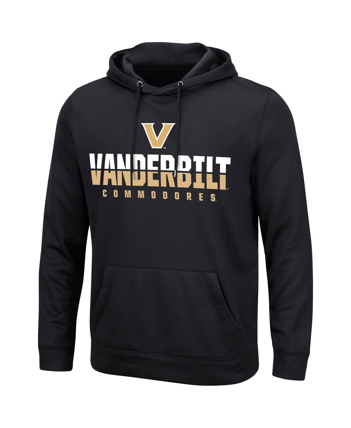 Shop Colosseum Men's  Black Vanderbilt Commodores Lantern Pullover Hoodie