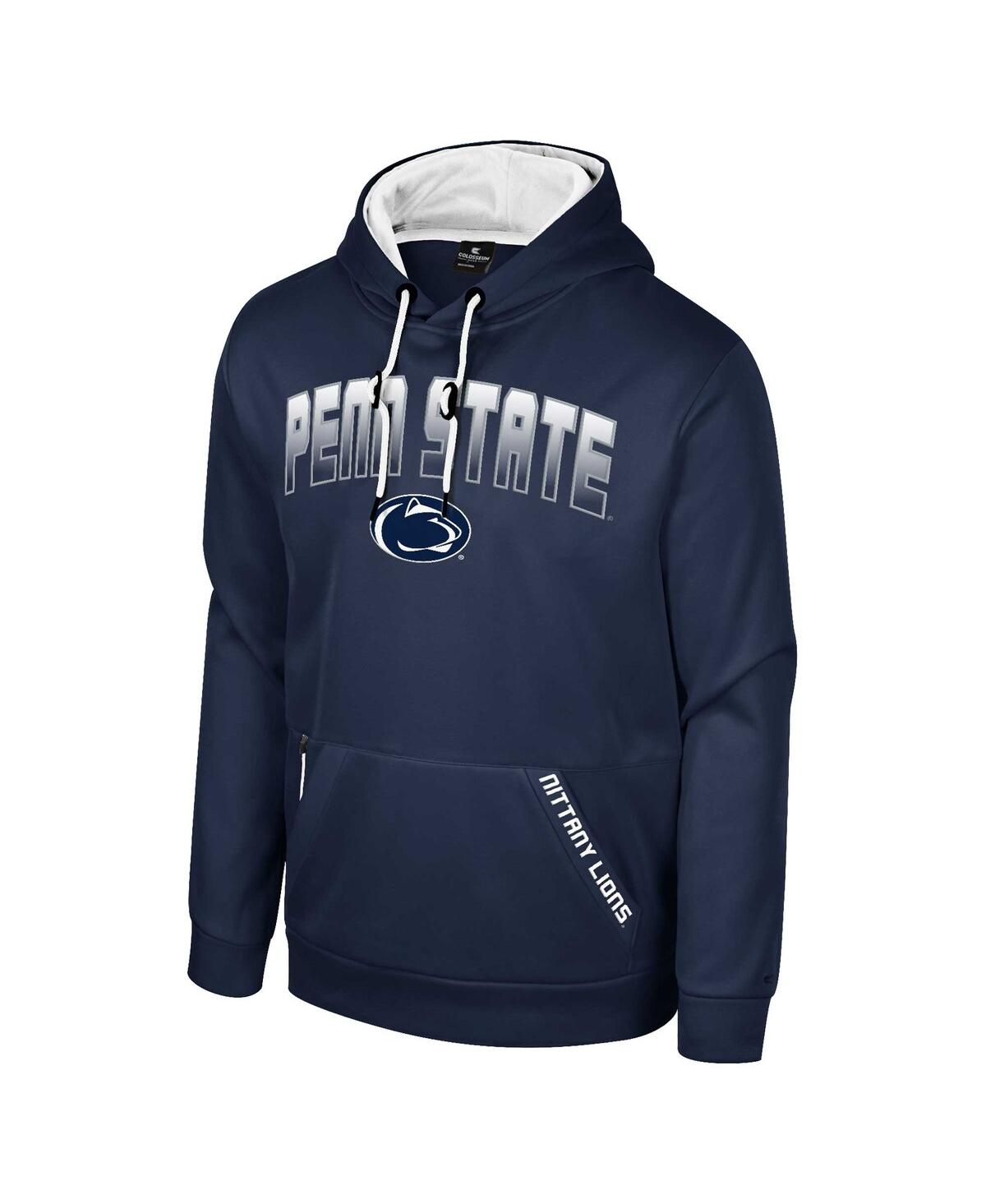 Shop Colosseum Men's  Navy Penn State Nittany Lions Reese Pullover Hoodie