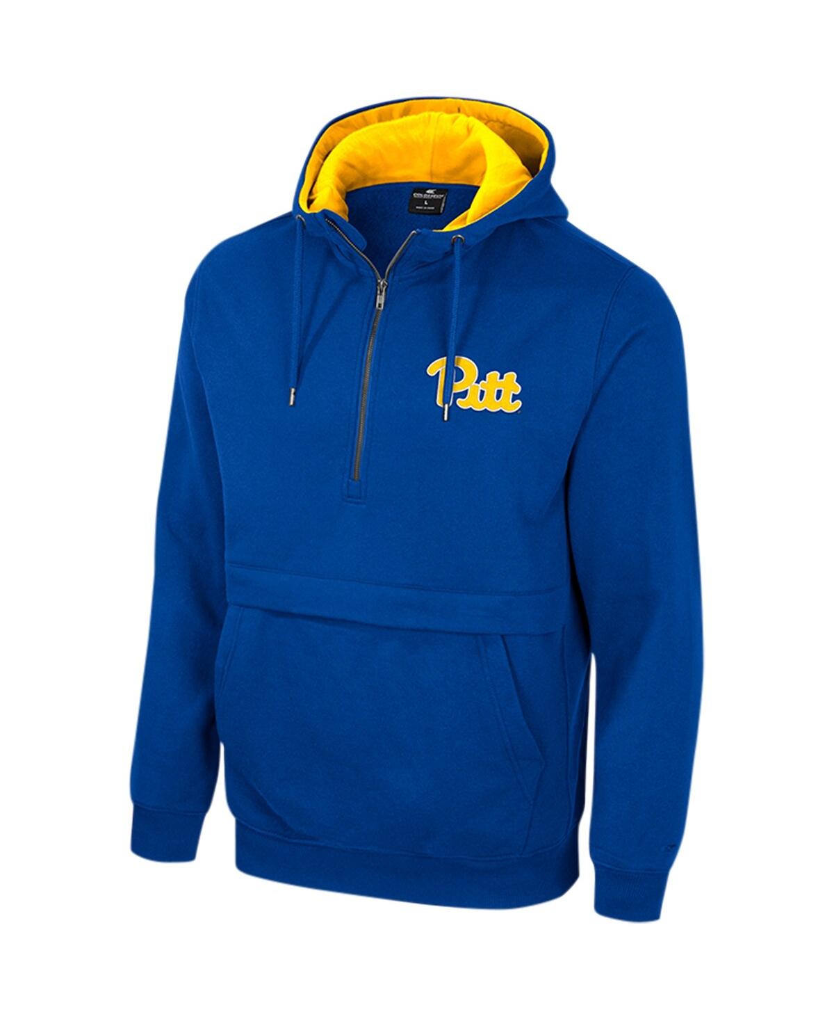 Colosseum Men's  Royal Pitt Panthers Half-zip Hoodie In Royal