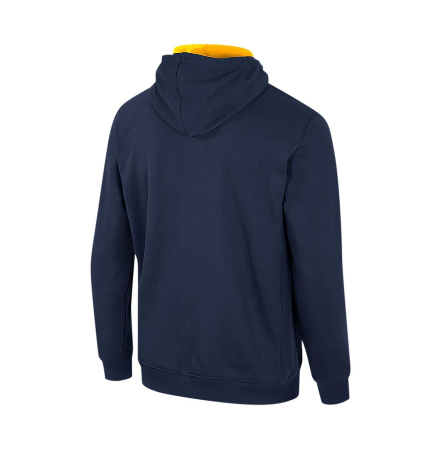 Мужское худи Colosseum Navy West Virginia Mountaineers Half-Zip — фото 2