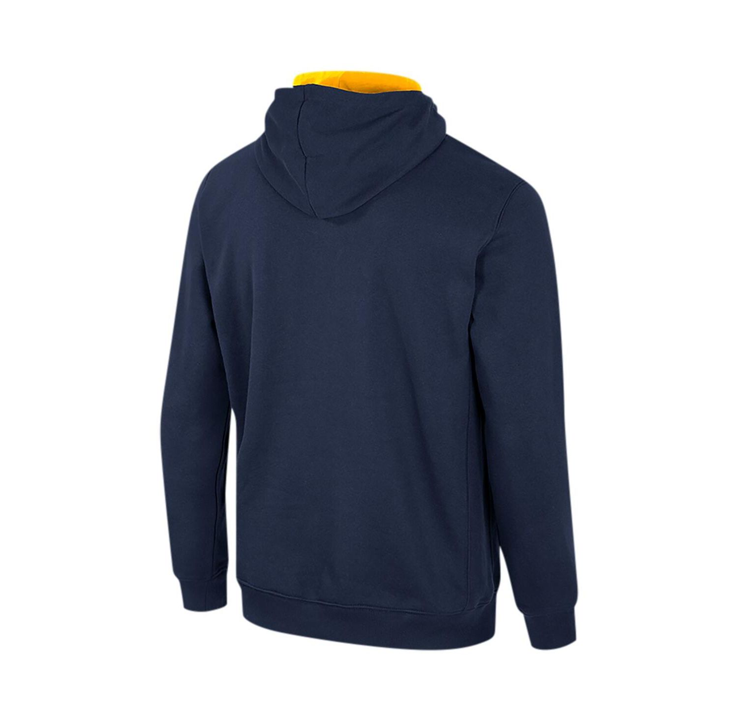 Men's Navy West Virginia Mountaineers Half-Zip Hoodie
