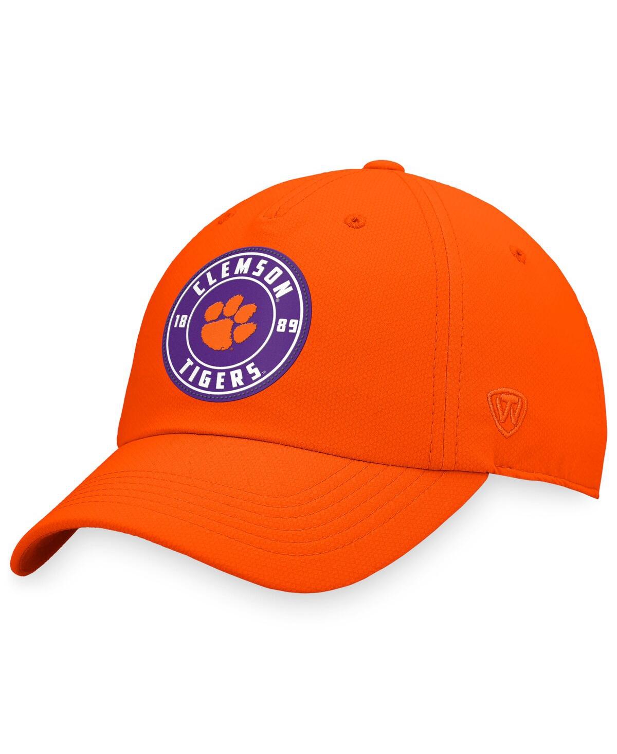 Top Of The World Men's  Orange Clemson Tigers Region Adjustable Hat