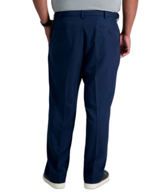 Men's Big & Tall Cool 18&reg; PRO Classic-Fit Expandable Waist Flat Front Stretch Dress Pants