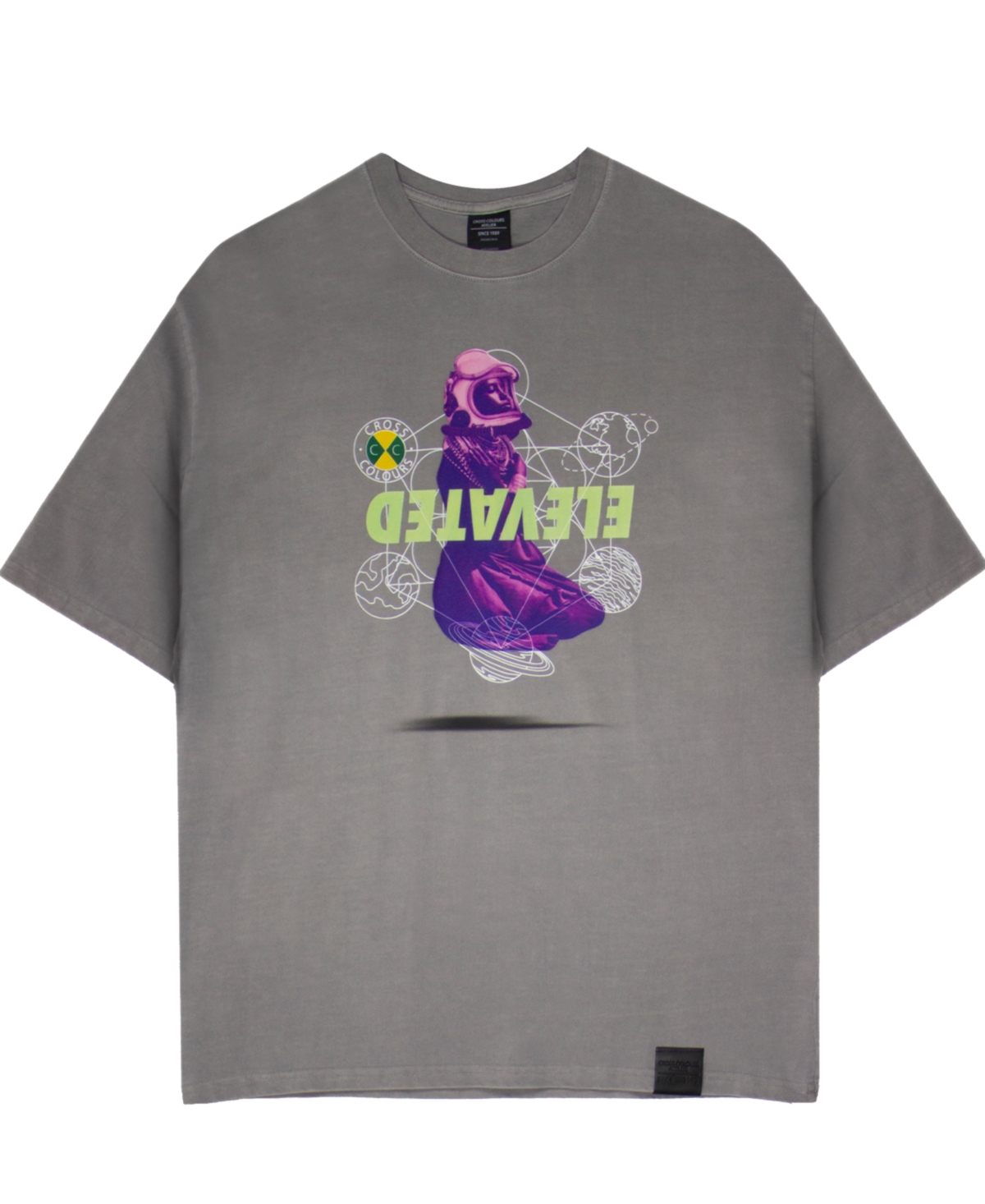 Elevated T-shirt - Pigment cement