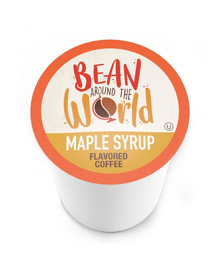 Bean Around The World Maple Syrup Flavored Coffee Pods, Keurig