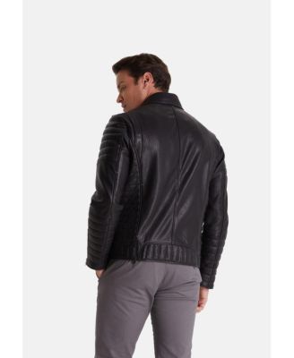 Men's Biker Jacket, Black