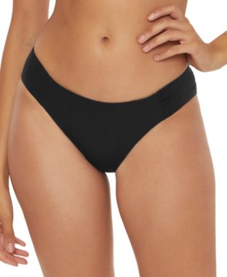 Becca - Women's Color Code Shirred-Back Hipster Bikini Bottoms