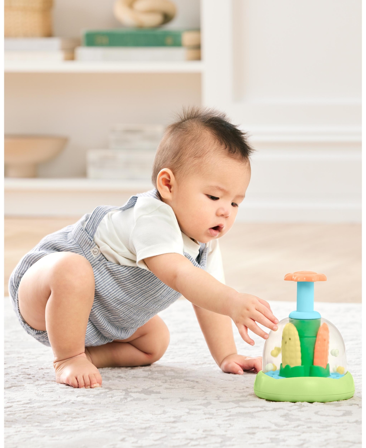 Shop Skip Hop Farmstand Push And Spin Baby Toy In Multi