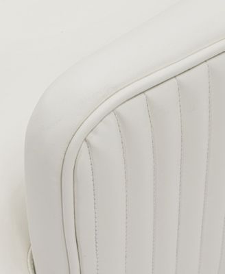 Raya Leatherette Upholstered Dining Armchair