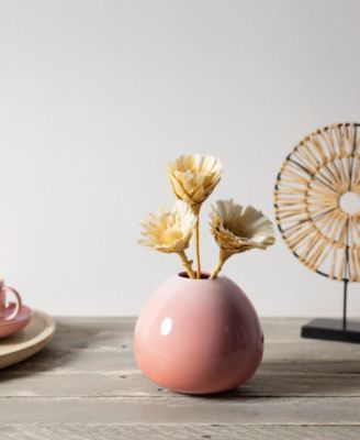 Perlemor Home Drop Vase, Small