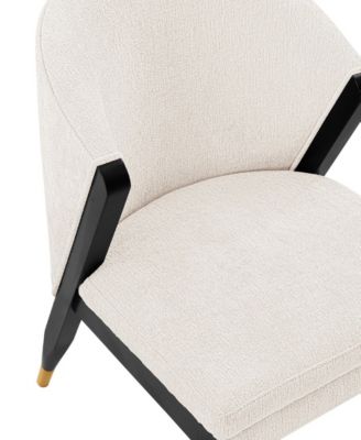 Ola 2-Piece Chenille Upholstered Dining Chair Set