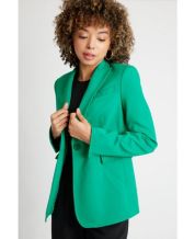 Macys green blazer top