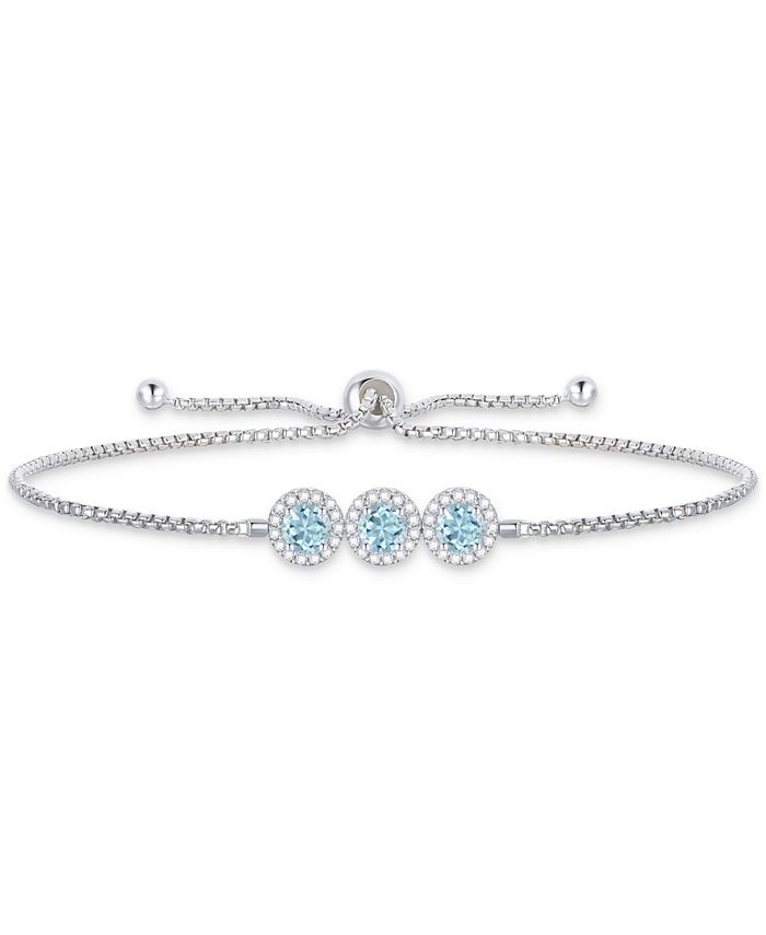Aquamarine online bracelet macys