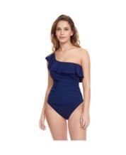 Profile by Gottex Paradise D-Cup Tummy-Control One-Piece Swimsuit - Macy's