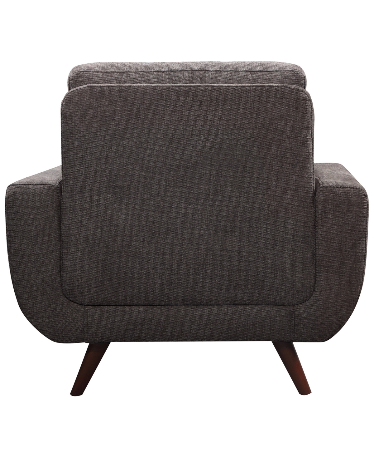 Shop Abbyson Living Paige 40.5" Stain-resistant Fabric Armchair In Gray