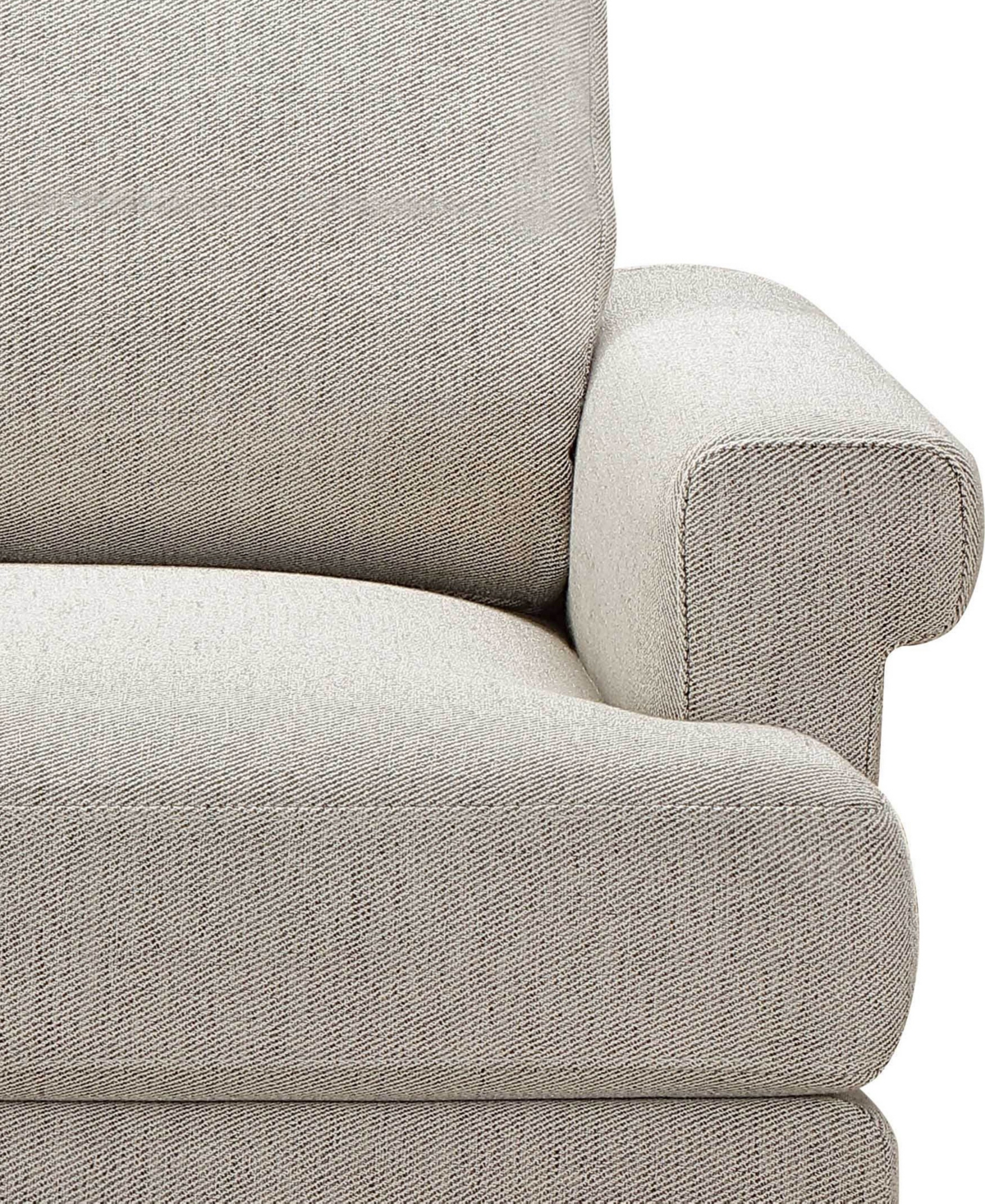Shop Abbyson Living Evella 36.5" Fabric Chair In Cream