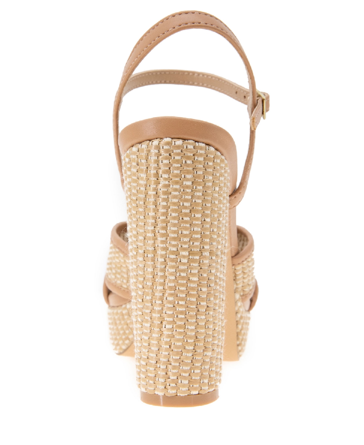BCBGeneration Women's Orlie Raffia Platform Sandal - Tan Raffia