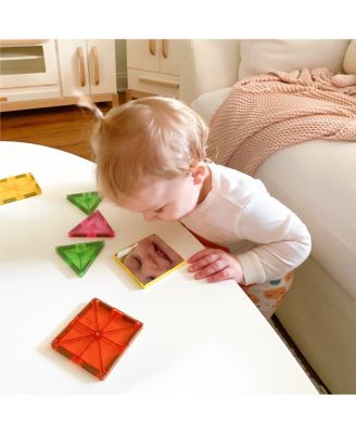 MAGNA-TILESA  MAGNA-TILES Stardust 15-Piece Magnetic Construction Set, Ages 3+