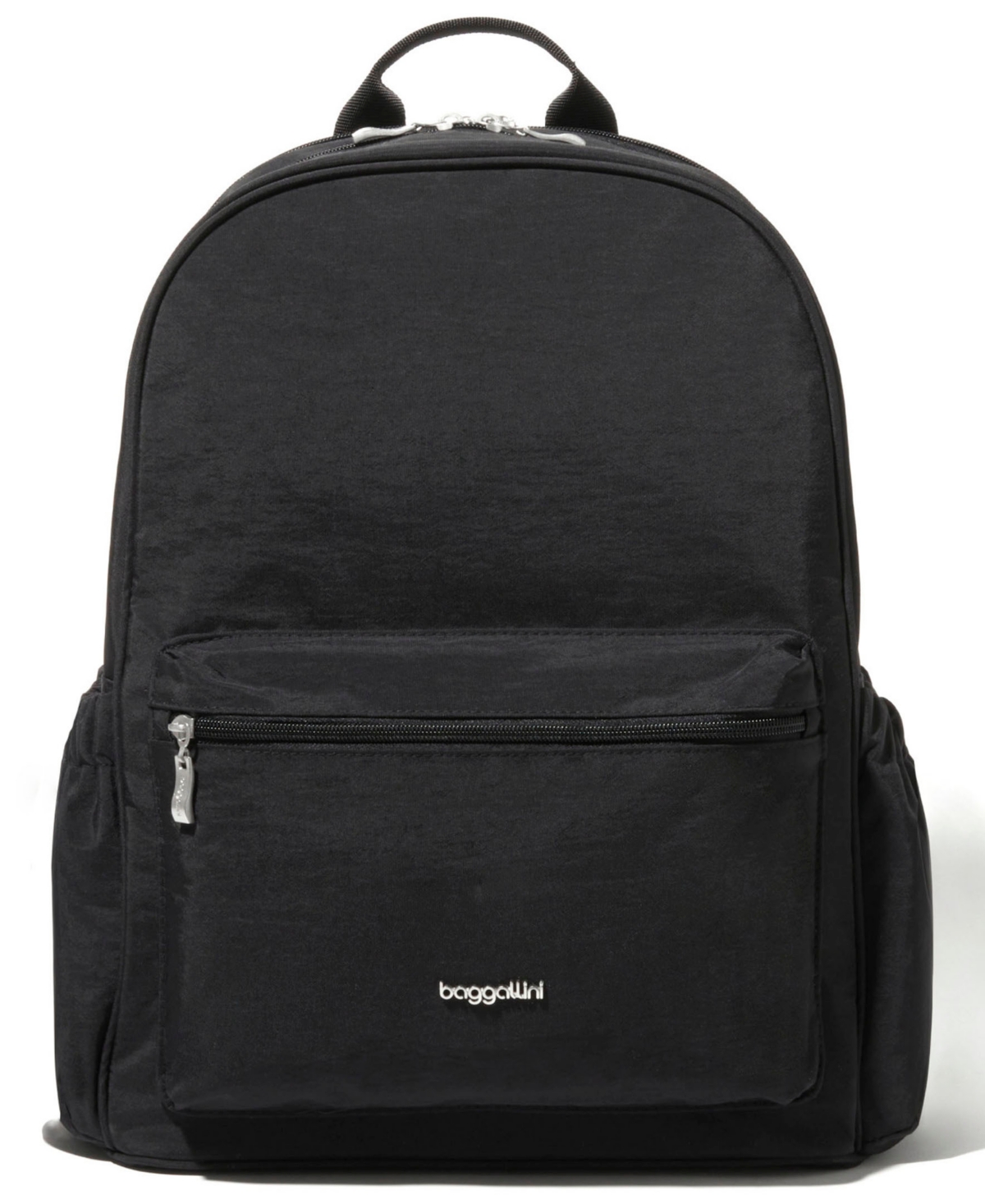 Shop Baggallini On The Go Small Laptop Backpack In Black- Nylon
