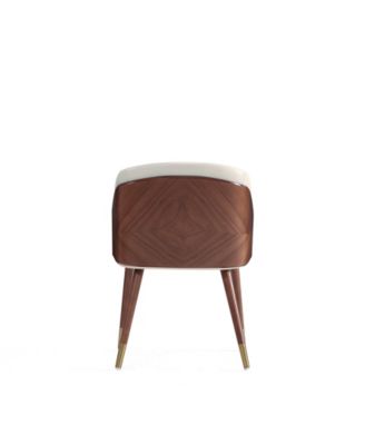 Reeva 2-Piece Leatherette Upholstered Dining Chair Set