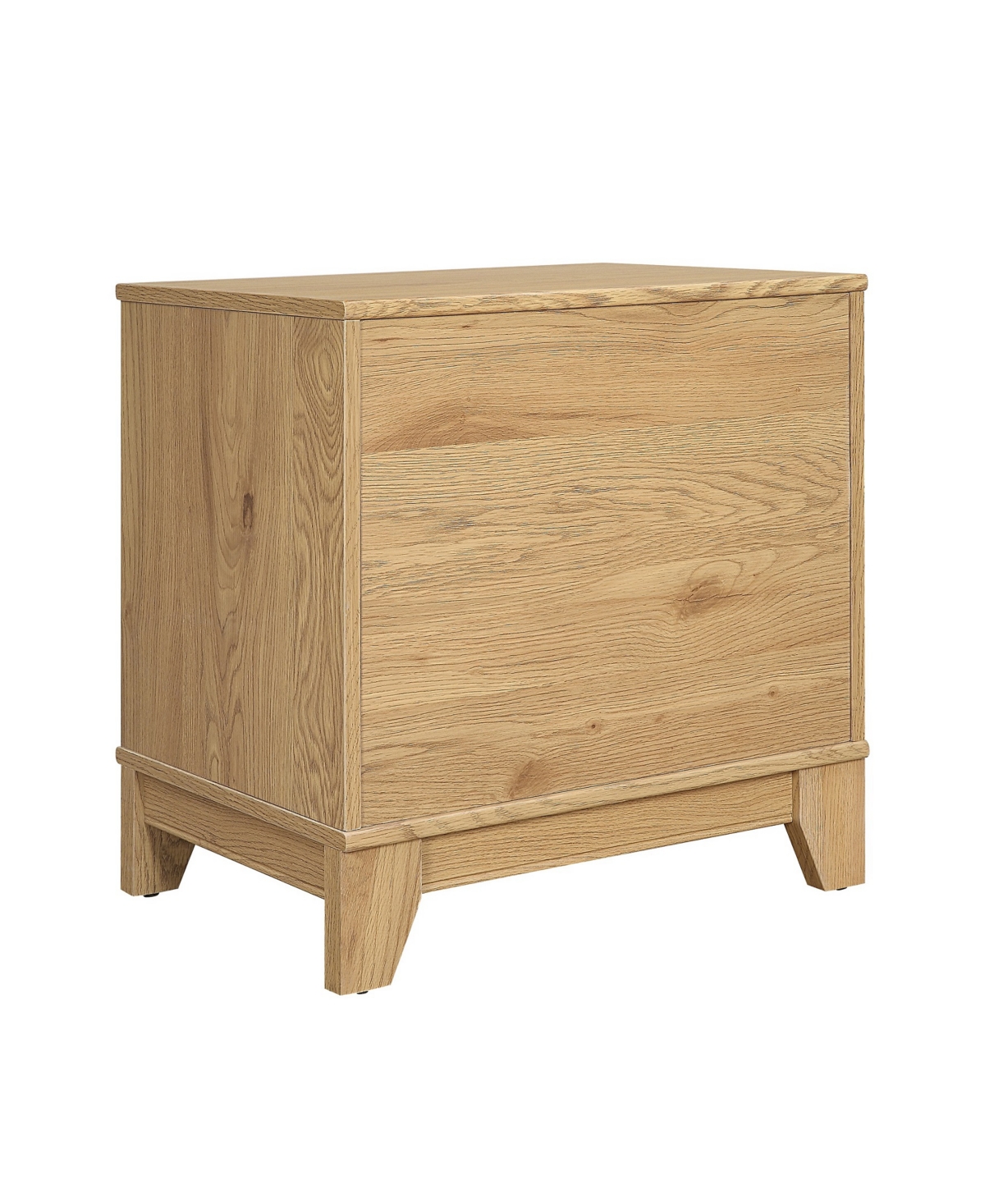Manhattan Comfort Sheridan 2-Piece Density Fibreboard 1-Drawer Cane Nightstand Set
