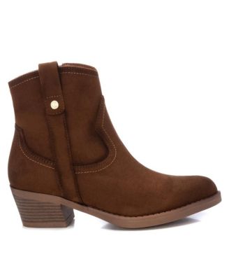 Women's Suede Italian Western Boots By