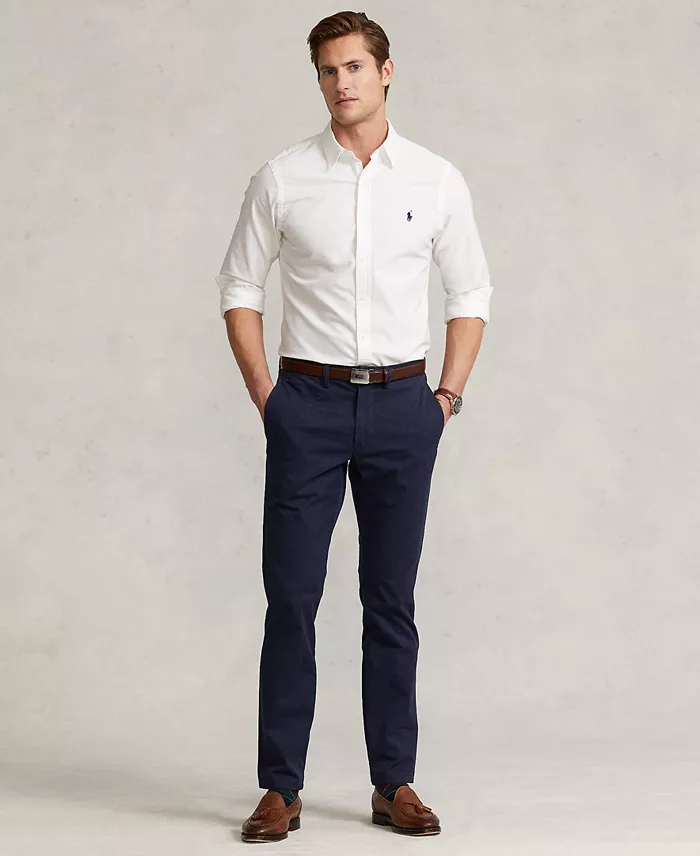 Men's Straight-Fit Stretch Chino Pants - thumbnail 7