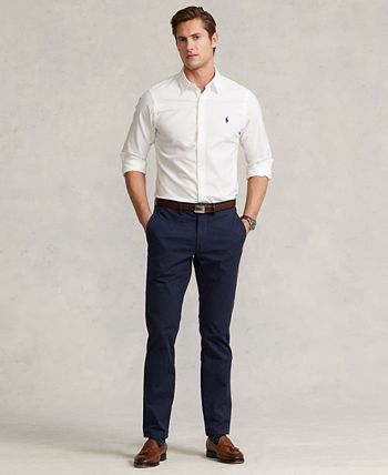 Polo Ralph Lauren Men's Straight-Fit Stretch Chino Pants - Macy's