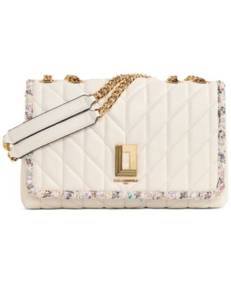 KARL LAGERFELD PARIS - Lafayette Leather Shoulder Bag
