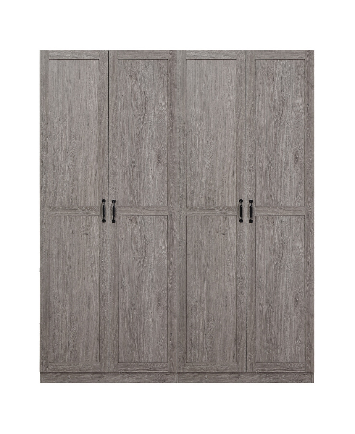 Manhattan Comfort Hopkins 2-Piece Density Fibreboard 4-Shelf Storage Closet Set