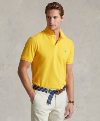 Men's Custom Slim-Fit  Mesh Polo Shirt
