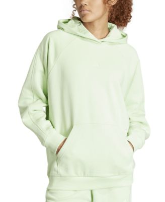 아디다스 Adidas Womens ALL SZN Fleece Boyfriend Hoodie,Light/pastel Green