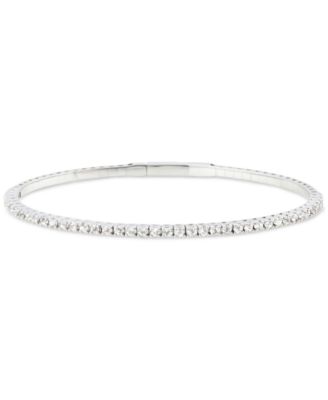 Macy's - Diamond Bangle Bracelet (1 ct. t.w.) in 14k White Gold