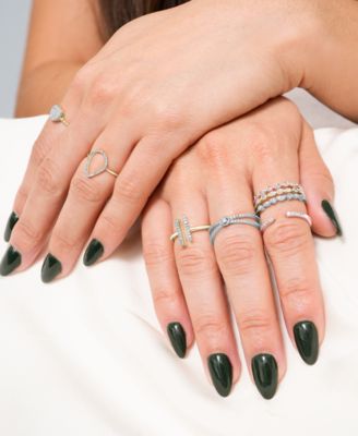 Diamond Heart Cluster Ring (1/6 ct. t.w.) in 14k Gold, Created for Macy's