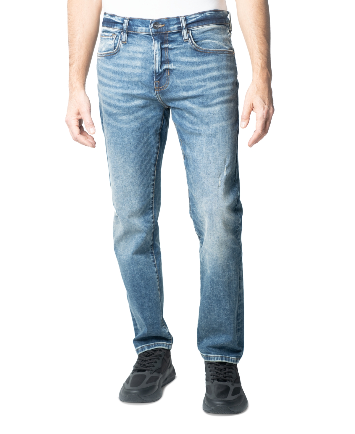 Lazer Men's Slim-fit Five-pocket Jeans In Oliver