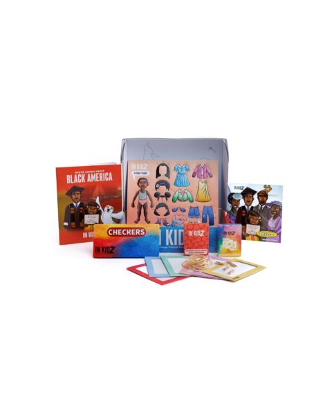 Детские игрушки In KidZ Culture Box Black History Toy Book Set, Ages 3+