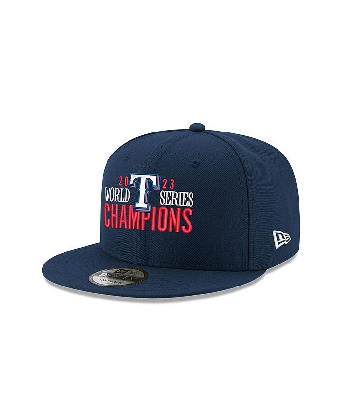 New Era Men's Navy Texas Rangers 2023 World Series Champions 9FIFTY ...
